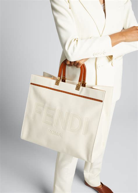 fendi large tote sale|Fendi large sunshine tote.